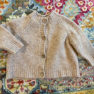 Kids Beige Knit Sweater